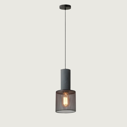 BrumaLuz - Industrial Pendant Lamp in Concrete and Metal 12