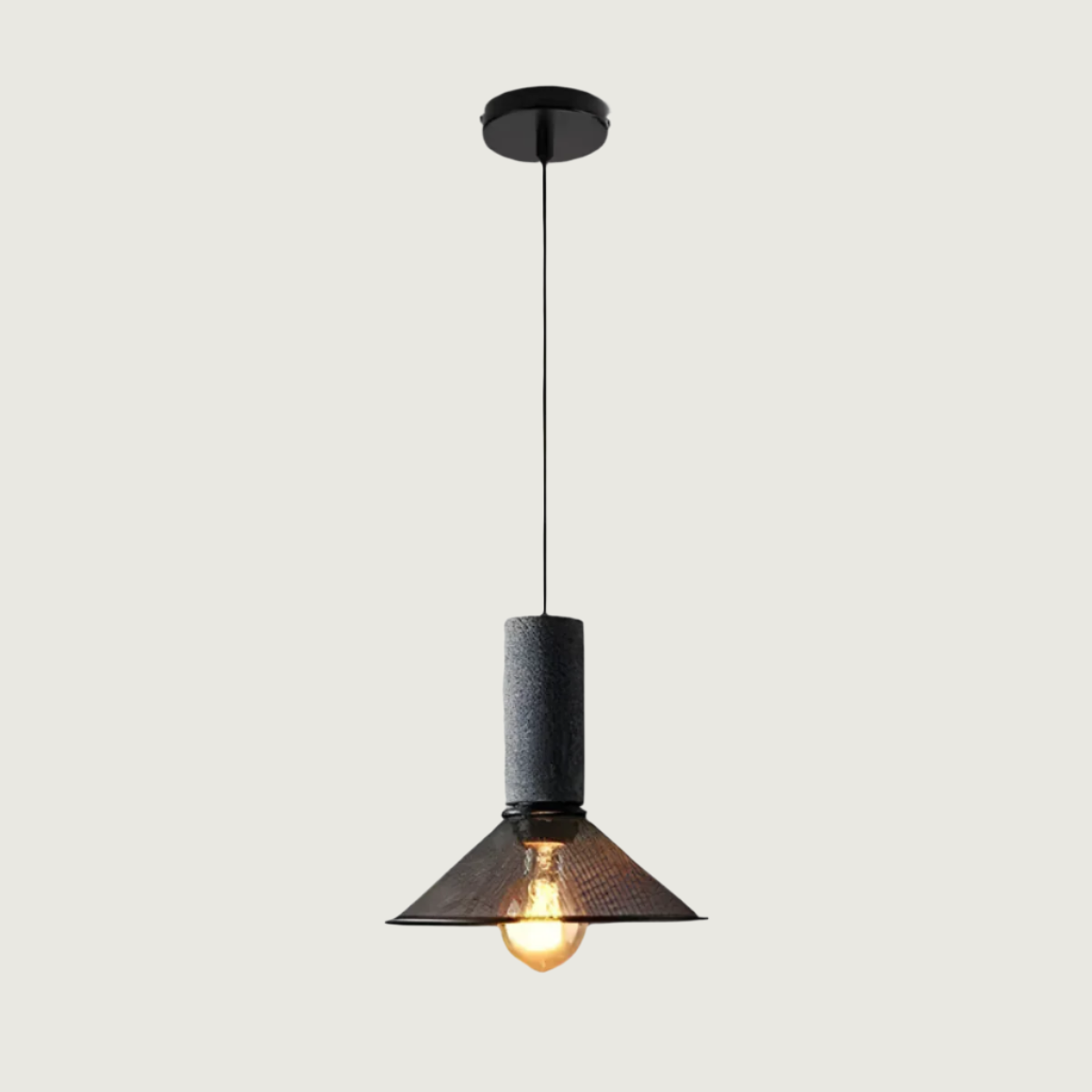 BrumaLuz - Industrial Pendant Lamp in Concrete and Metal 13
