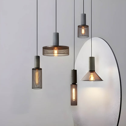 BrumaLuz - Industrial Pendant Lamp in Concrete and Metal 4