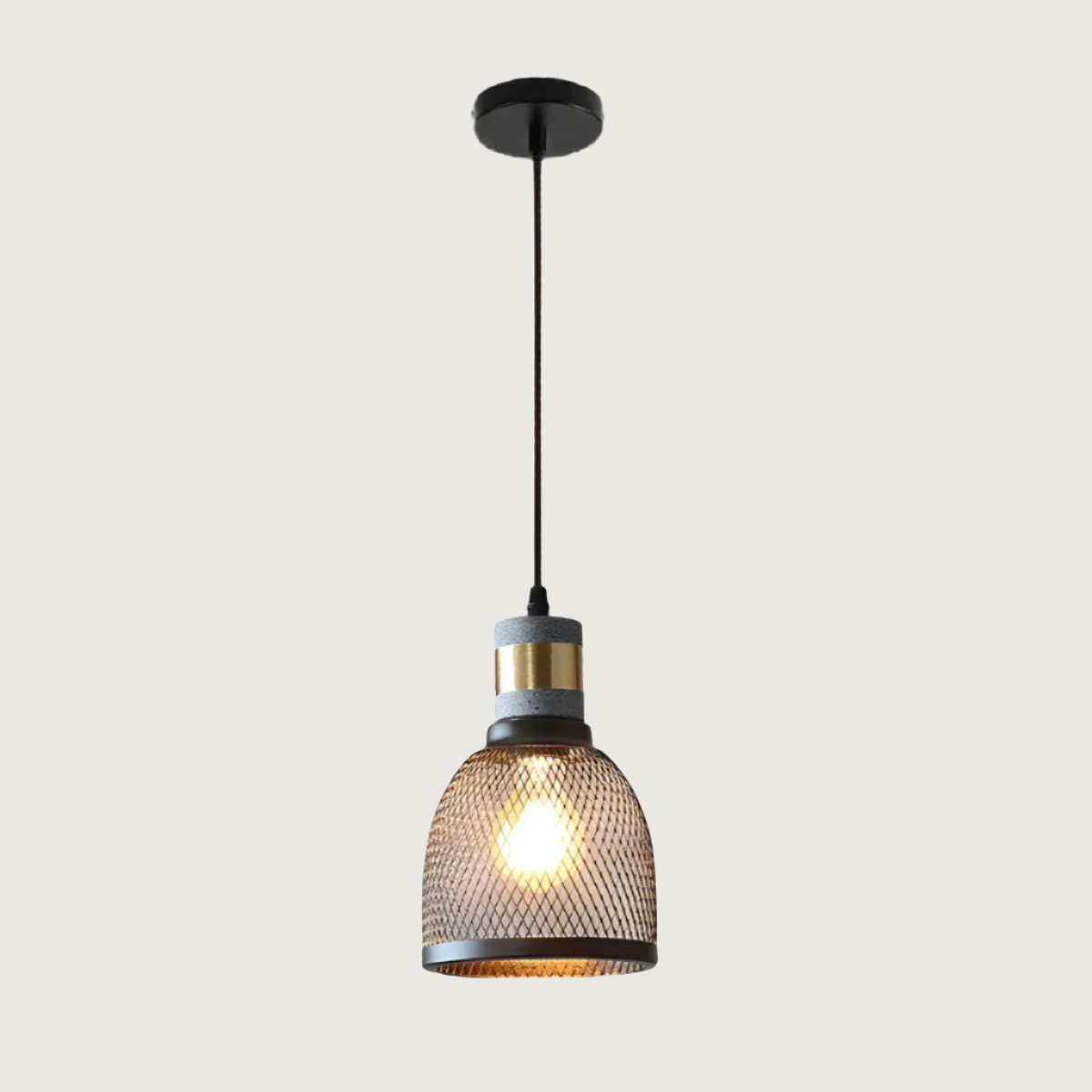 BrumaLuz - Industrial Pendant Lamp in Concrete and Metal 9