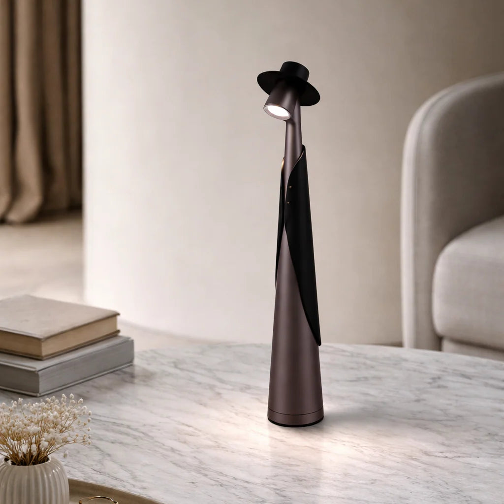 RoyaleGlow Portable Rechargeable LED Lamp | Modern Minimalist Cordless Table Light