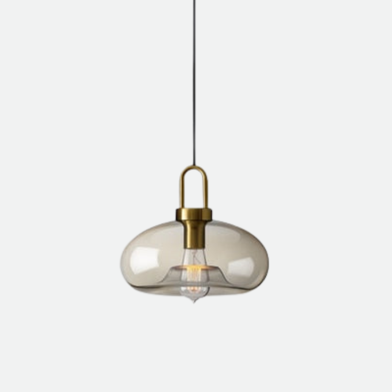 Cafe Sculpted Glass Pendant Light 12