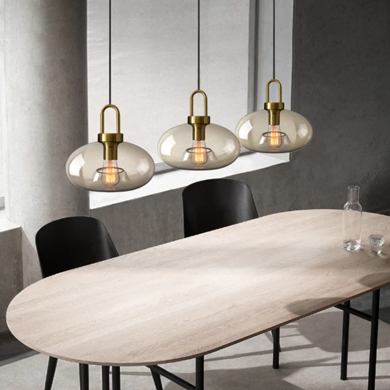 Cafe Sculpted Glass Pendant Light 4