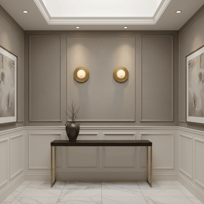 Calla Marble & Brass Wall Sconce 2