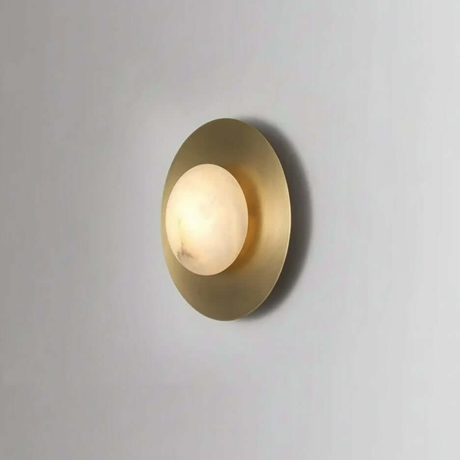 Calla Marble & Brass Wall Sconce 3