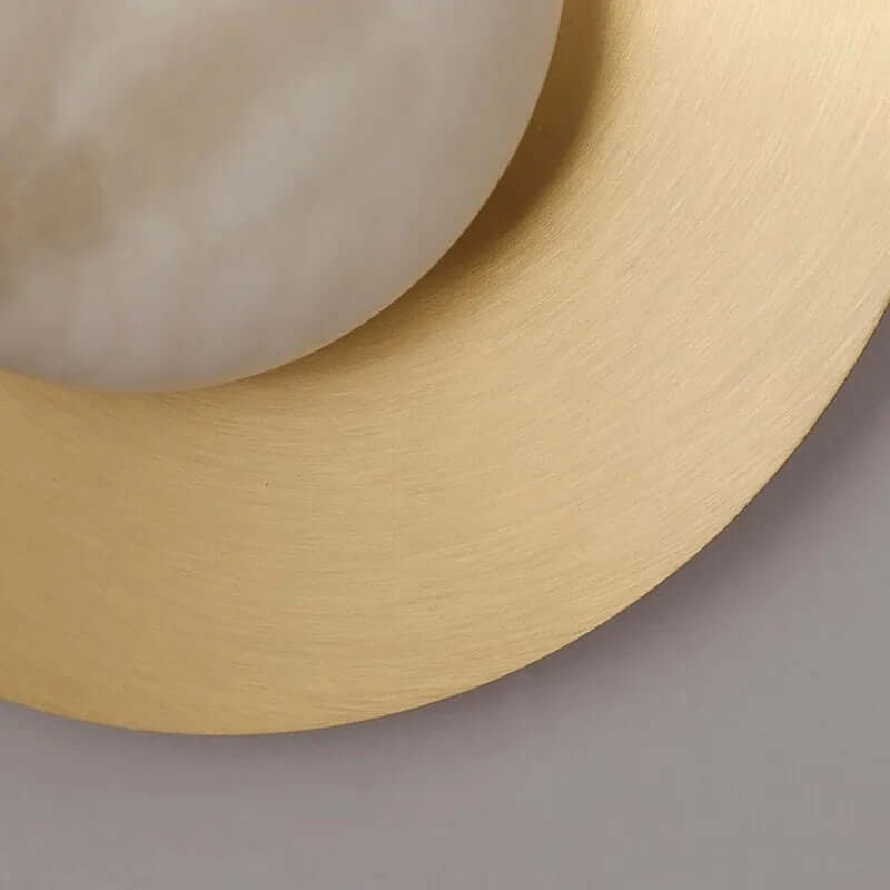 Calla Marble & Brass Wall Sconce 5