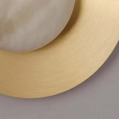 Calla Marble & Brass Wall Sconce 5