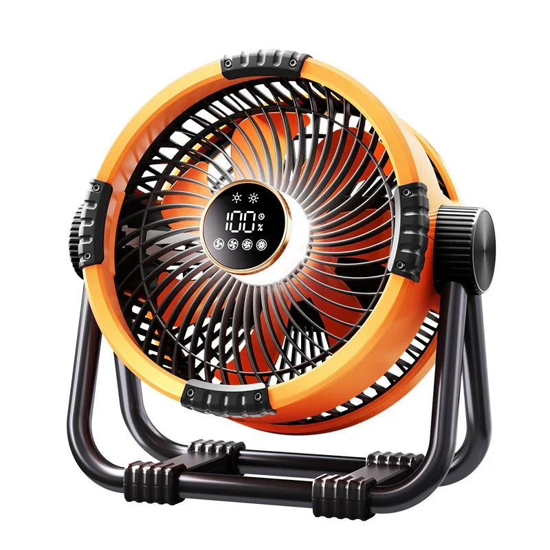 Camping Fan with 20000mAh Battery, LED Light & Remote Control – WindMate 0