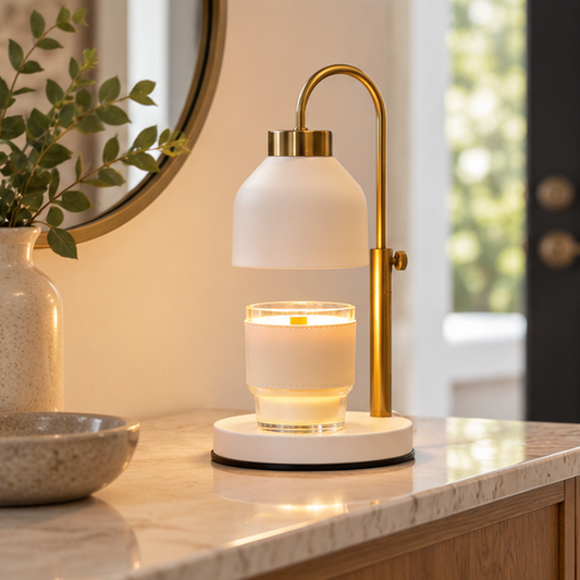 Adjustable Height Candle Melting Lamp – Stylish Wax Warmer for Cozy & Aromatic Ambiance with Timer & Dimmer