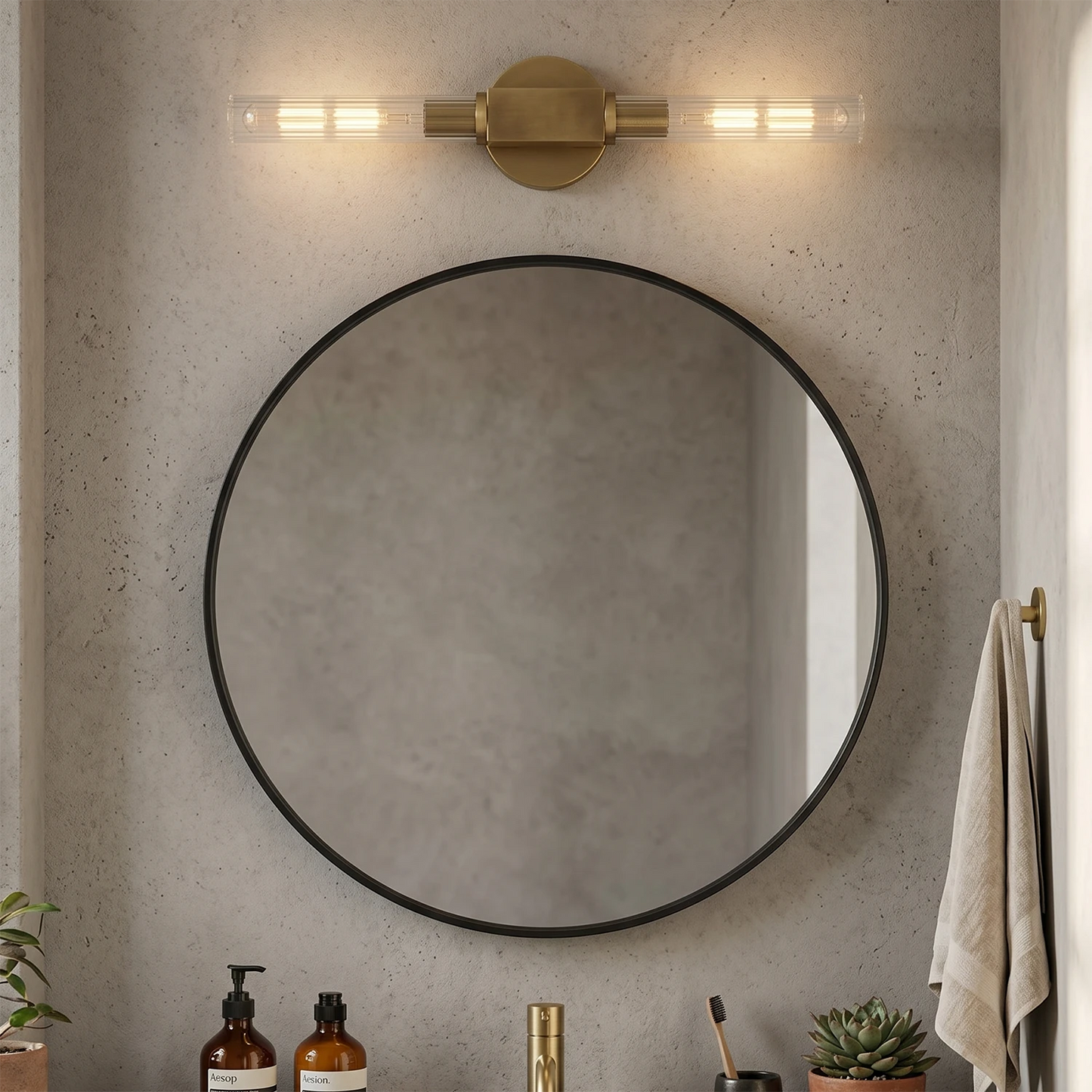 Cannellea Candlestick Linear Long Sconce 0