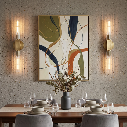 Cannellea Candlestick Linear Long Sconce 5