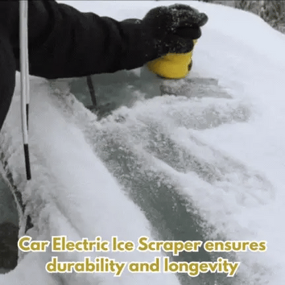 LuxRoyale Anti-Freeze Electromagnetic Car Snow Removal Device - USB Rechargeable Electric Ice Scraper