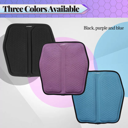 RoyaleGlow Car Seat Cushion with Breathable Cool Gel