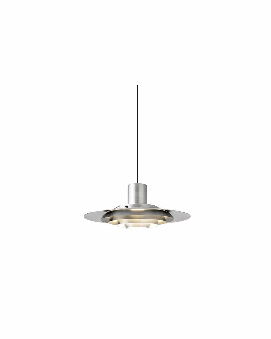 RoyaleGlow Modern Layered Aluminum Pendant Light - Contemporary Ceiling Lamp-Royale Basic