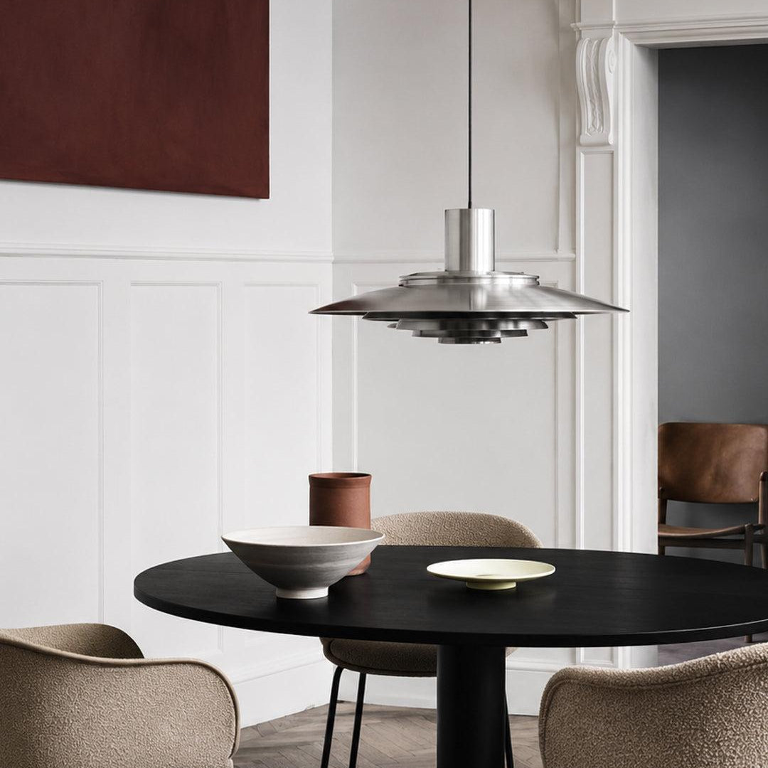 RoyaleGlow Modern Layered Aluminum Pendant Light - Contemporary Ceiling Lamp-Royale Basic