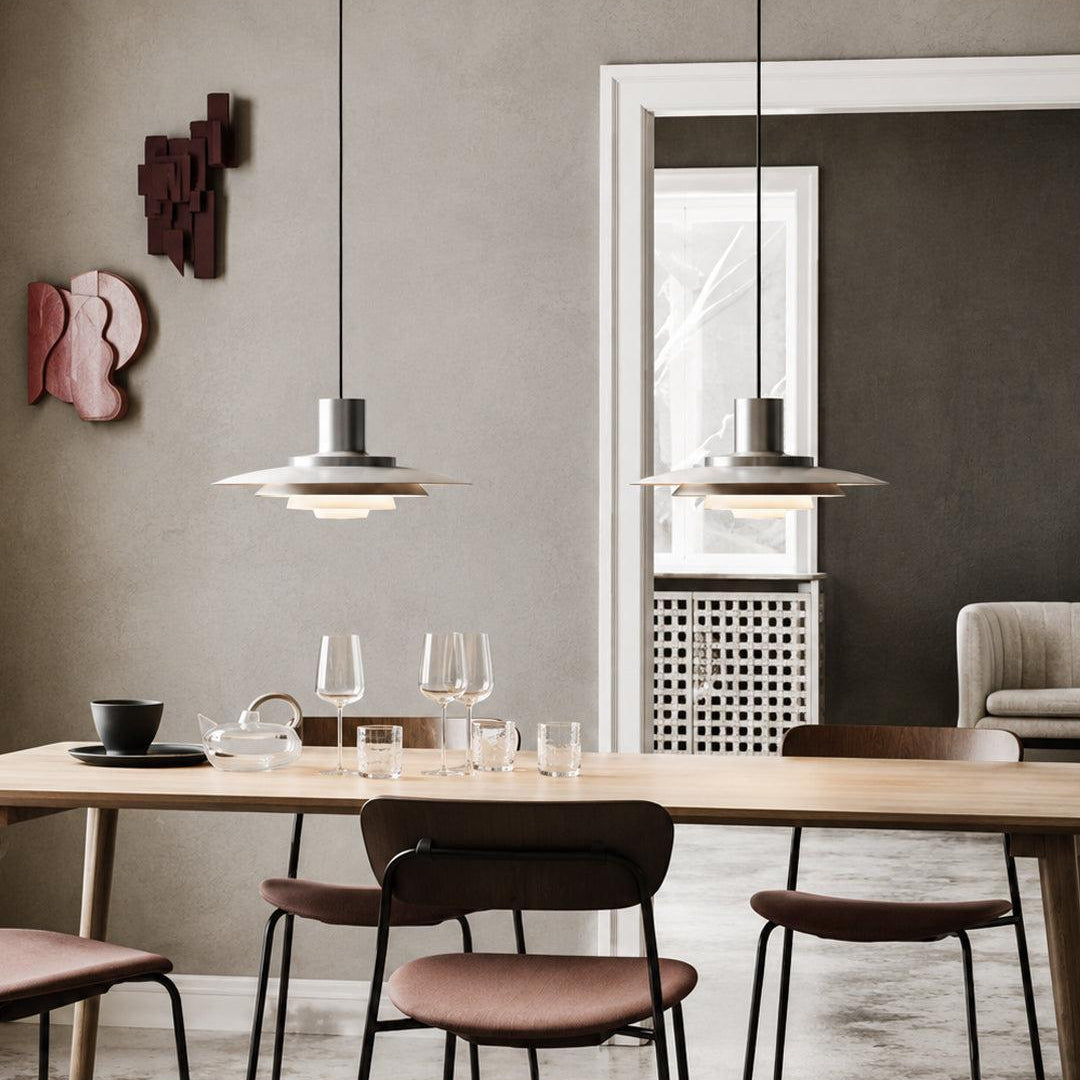 RoyaleGlow Modern Layered Aluminum Pendant Light - Contemporary Ceiling Lamp-Royale Basic