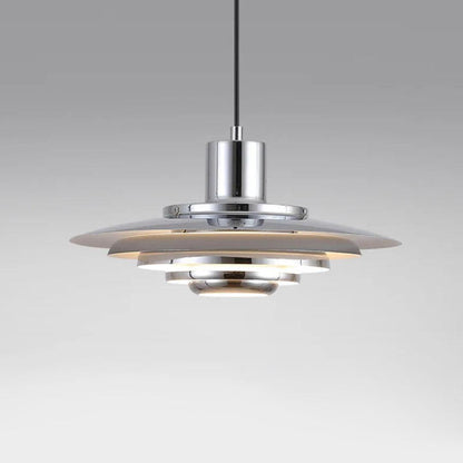 RoyaleGlow Modern Layered Aluminum Pendant Light - Contemporary Ceiling Lamp-Royale Basic