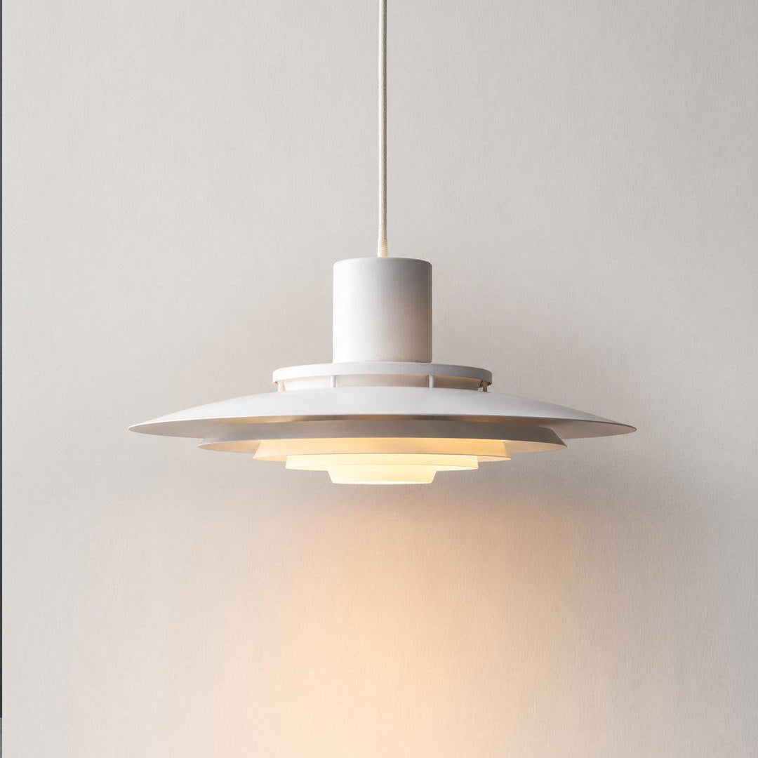 RoyaleGlow Modern Layered Aluminum Pendant Light - Contemporary Ceiling Lamp-Royale Basic
