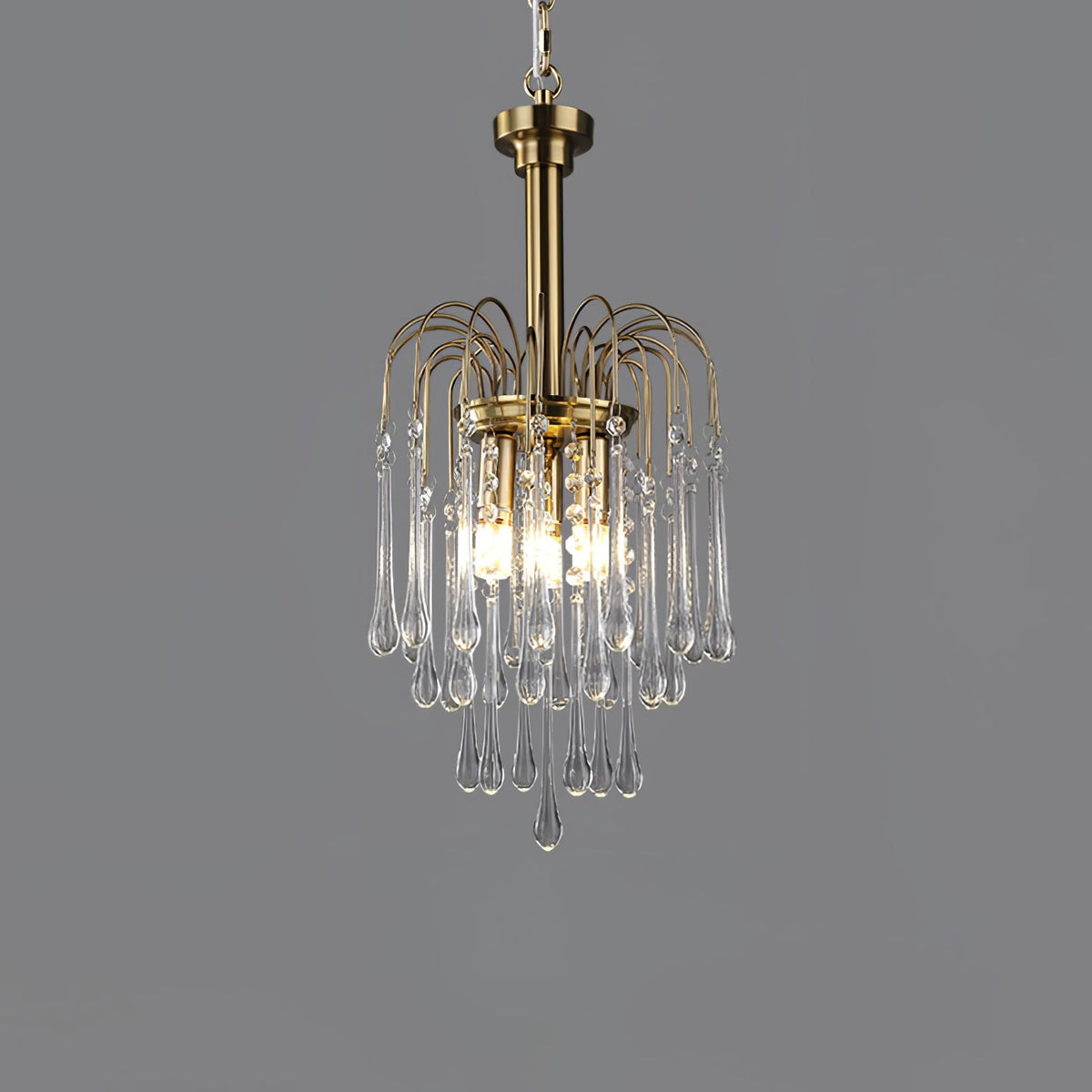 Cascade Glass Chandelier 0