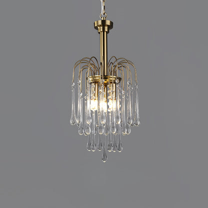 Cascade Glass Chandelier 0