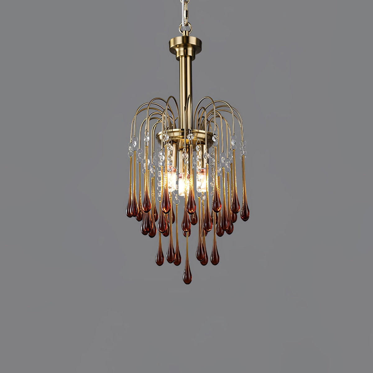 Cascade Glass Chandelier 2