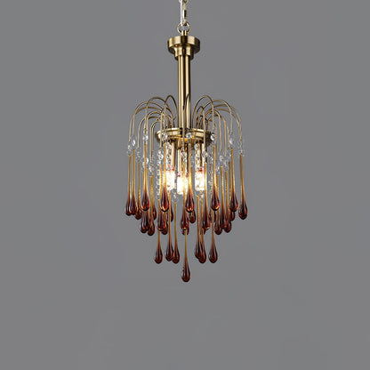 Cascade Glass Chandelier 2
