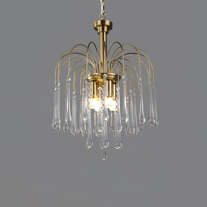 Cascade Glass Chandelier 3