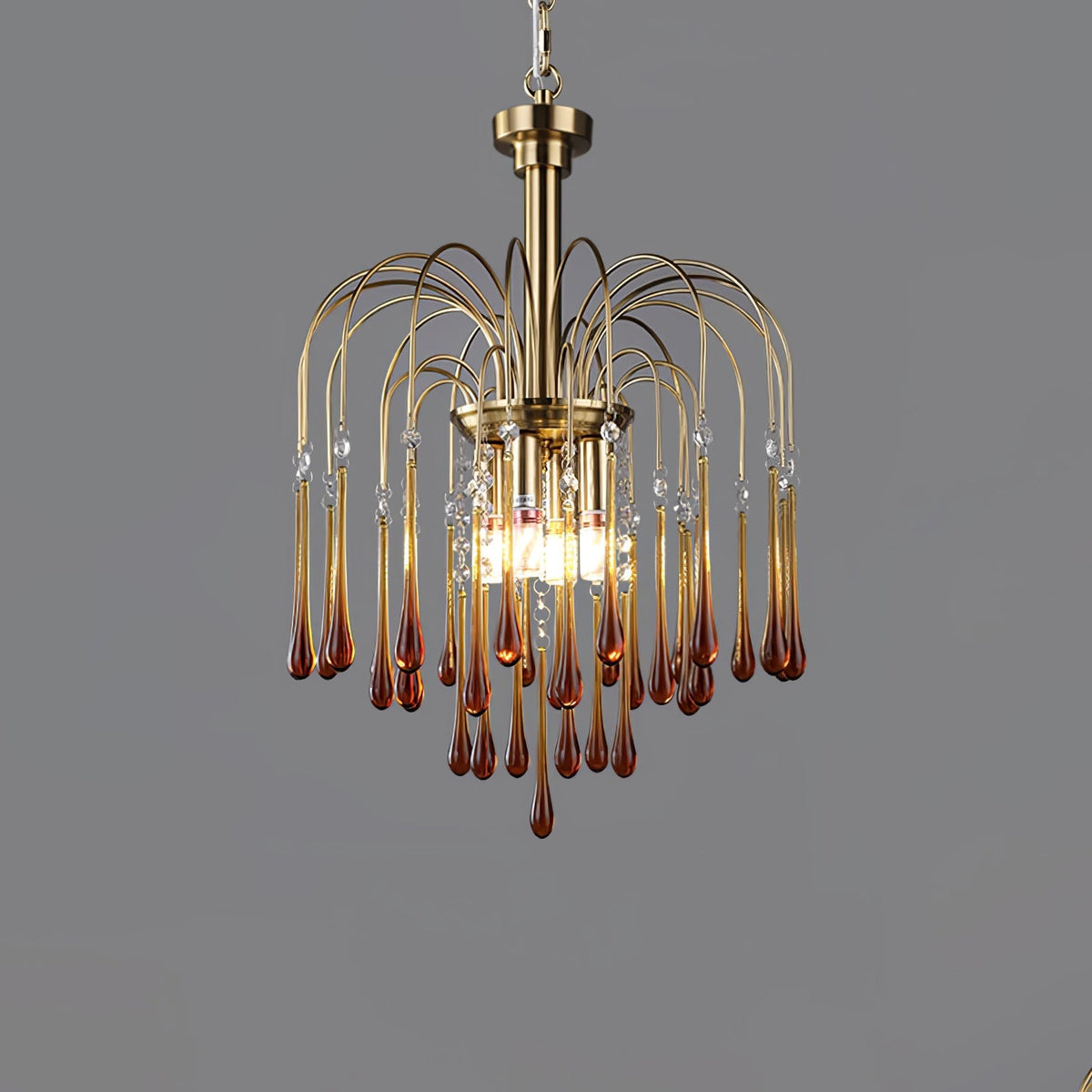 Cascade Glass Chandelier 4