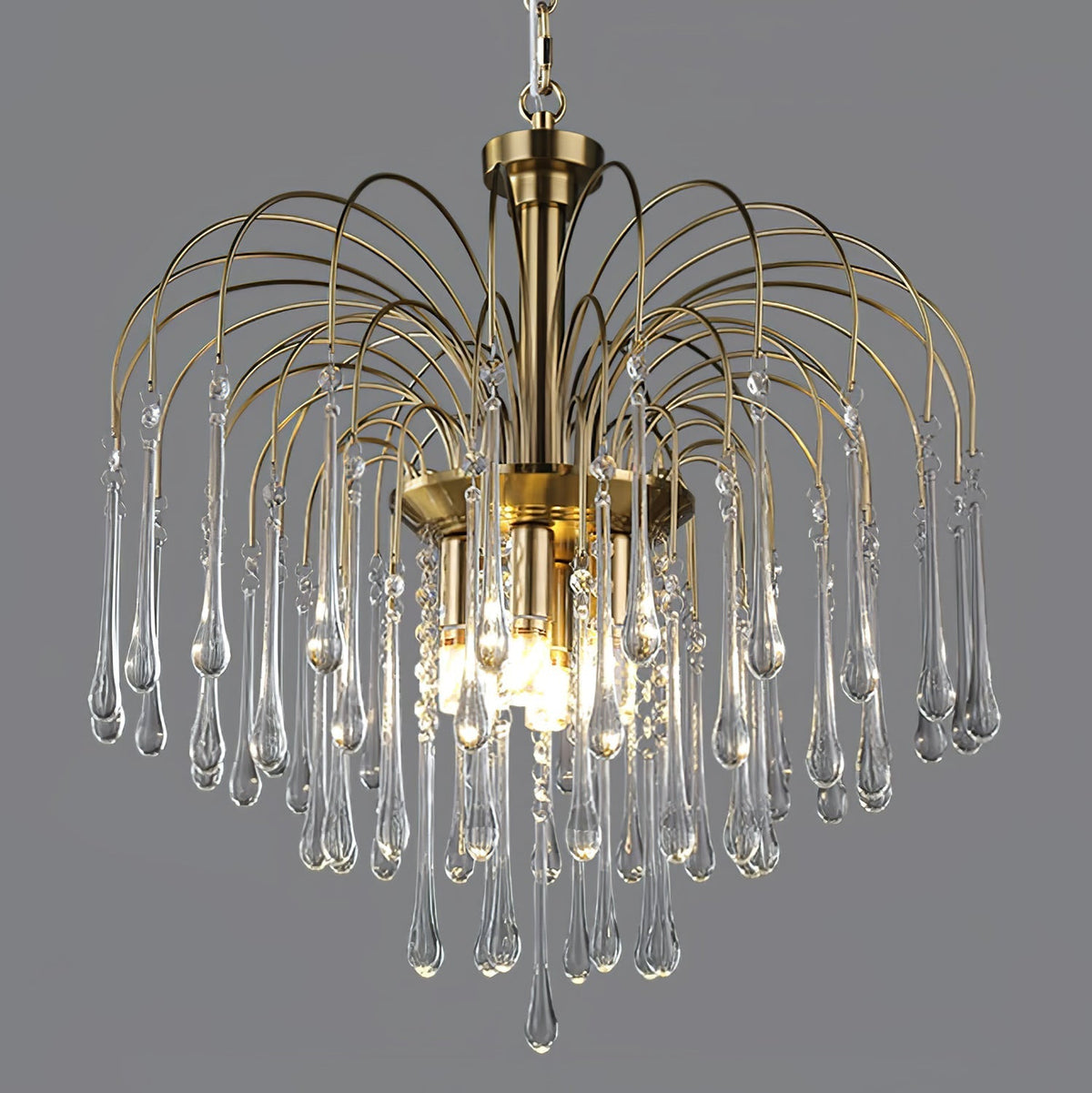 Cascade Glass Chandelier 7