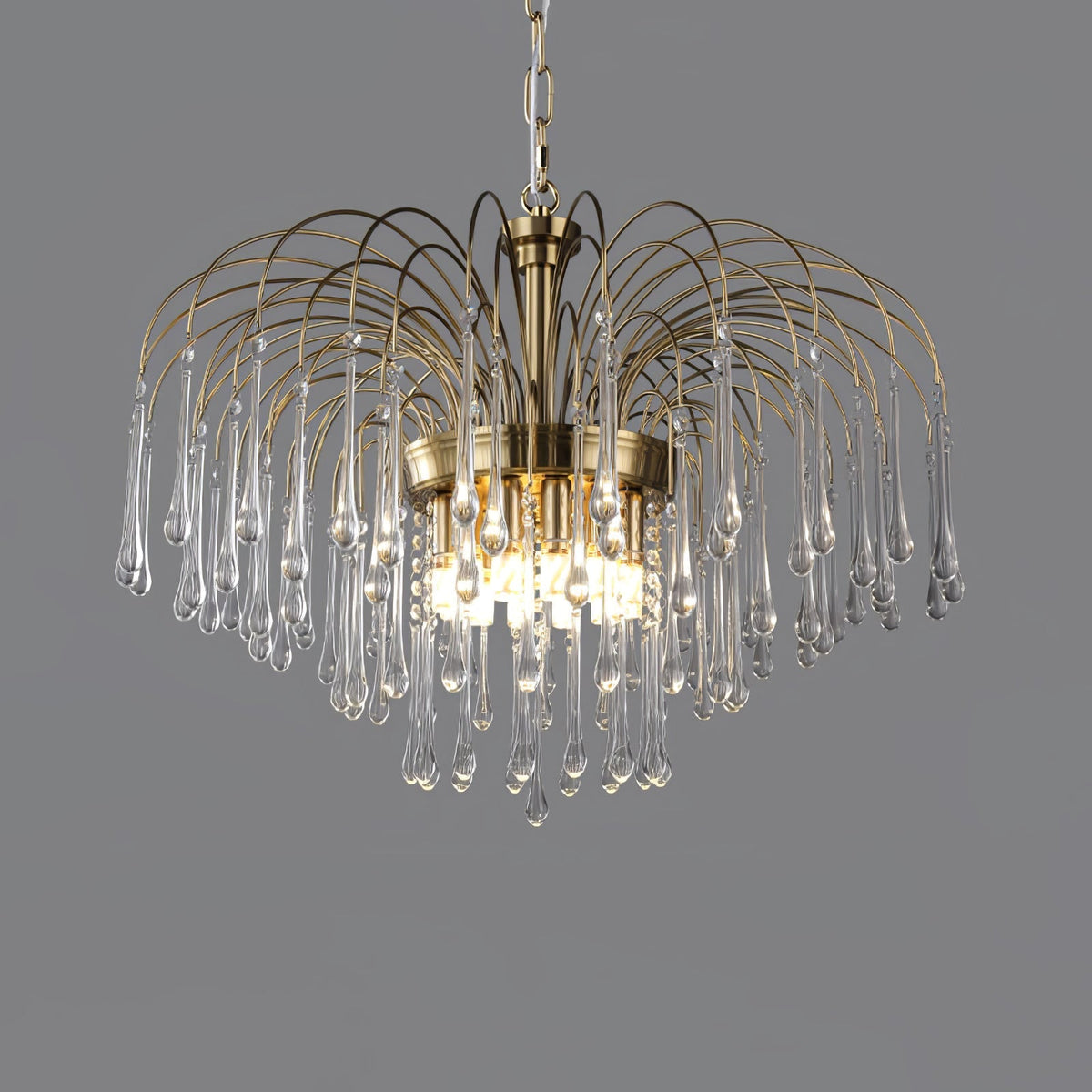 Cascade Glass Chandelier 9