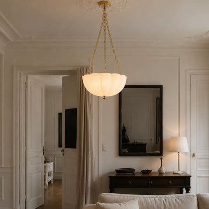 Cavelune Glass Bowl Chandelier 2