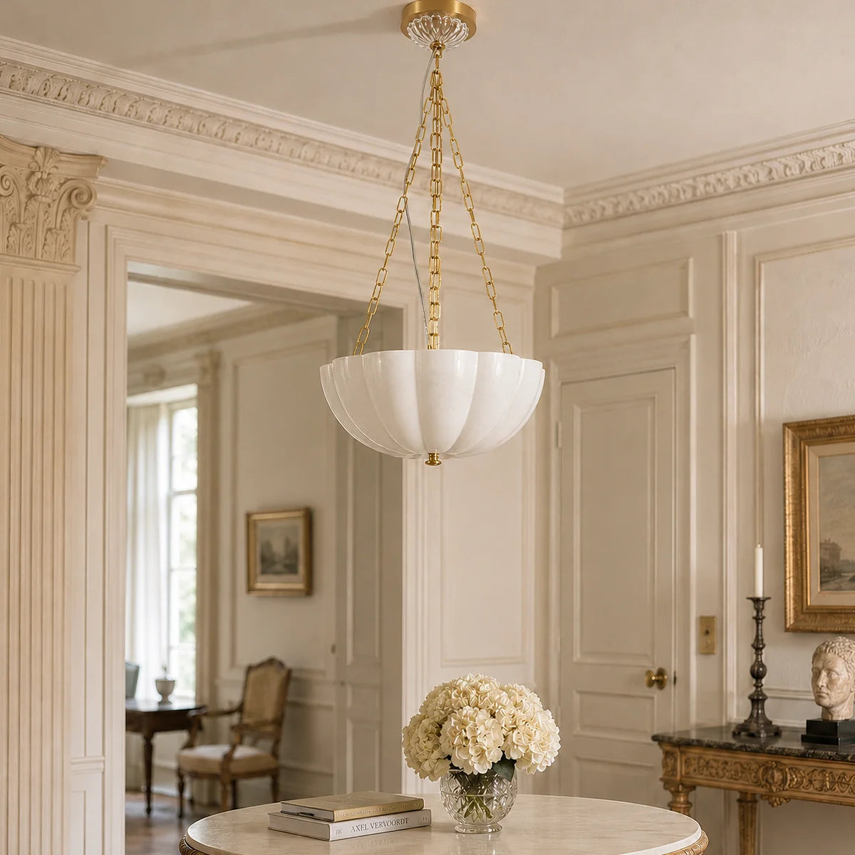 Cavelune Glass Bowl Chandelier 3