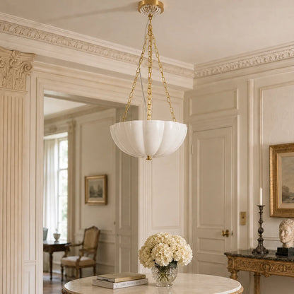 Cavelune Glass Bowl Chandelier 3