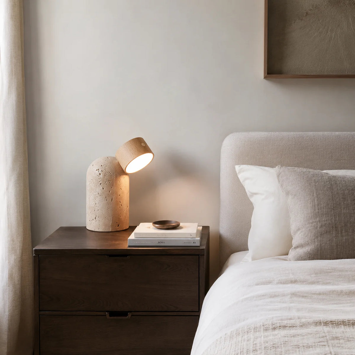 Caviren Travertine Table Lamp 7