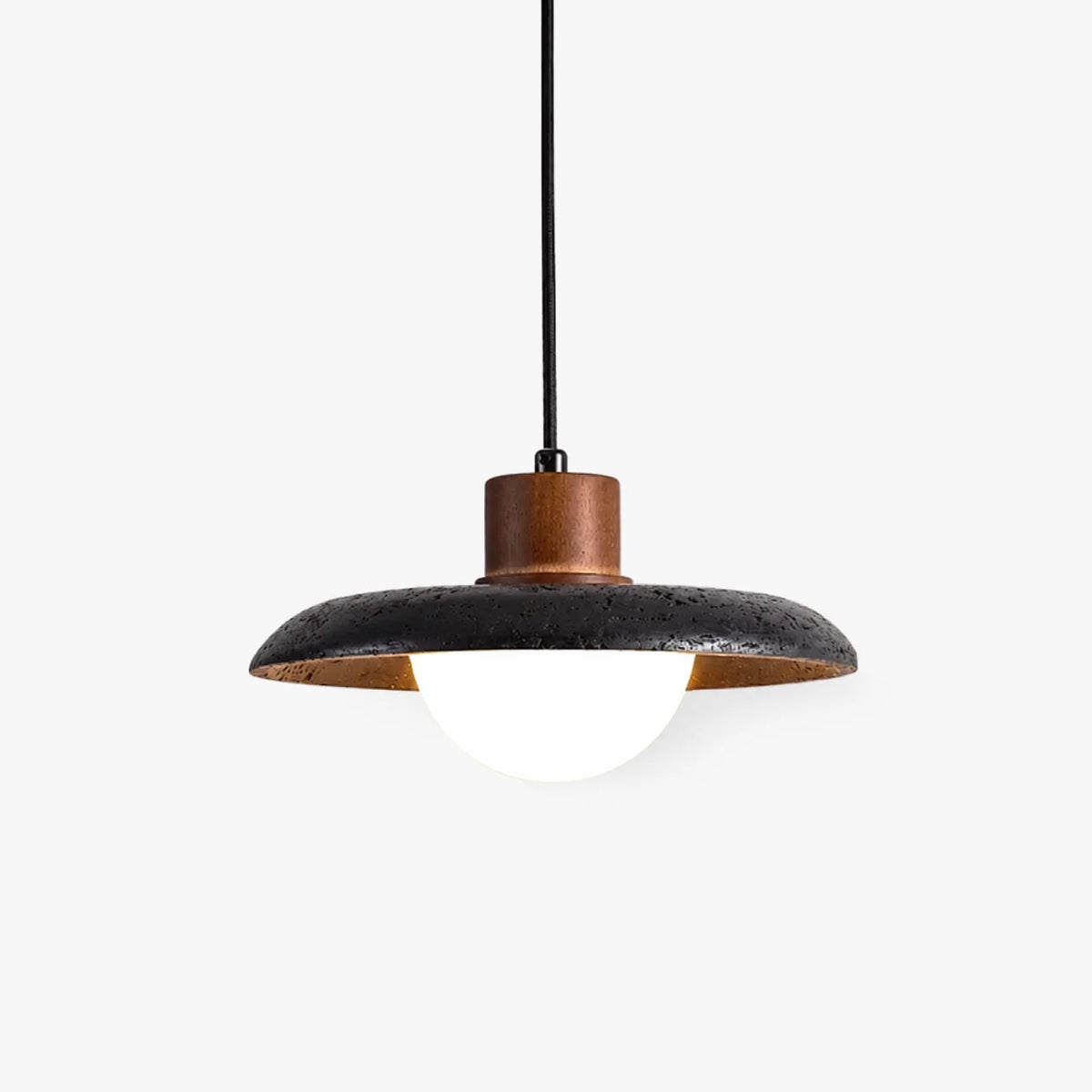 Cavreno Black Dome Pendant Light 0