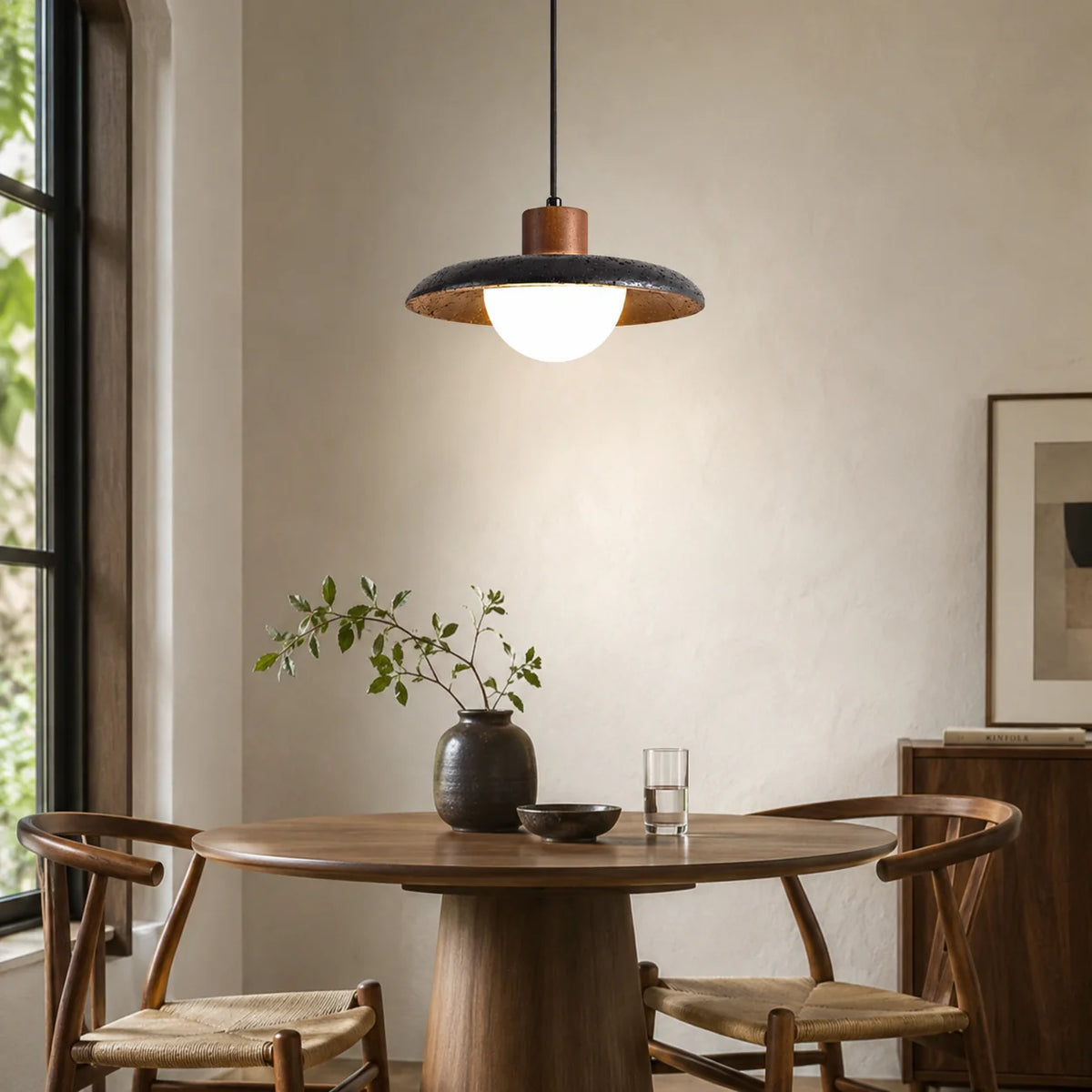 Cavreno Black Dome Pendant Light 2