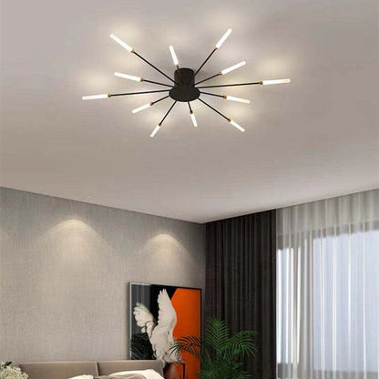 Ceiling Lamp with Radial LED Rods 0