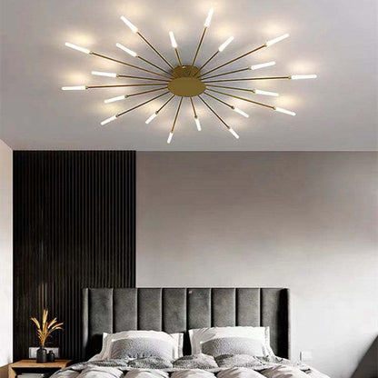 Ceiling Lamp with Radial LED Rods 10