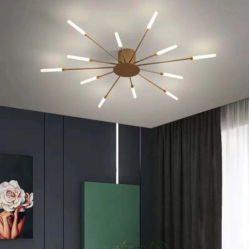 Ceiling Lamp with Radial LED Rods 11