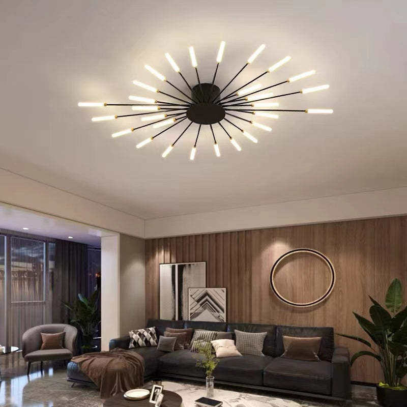 Ceiling Lamp with Radial LED Rods 12