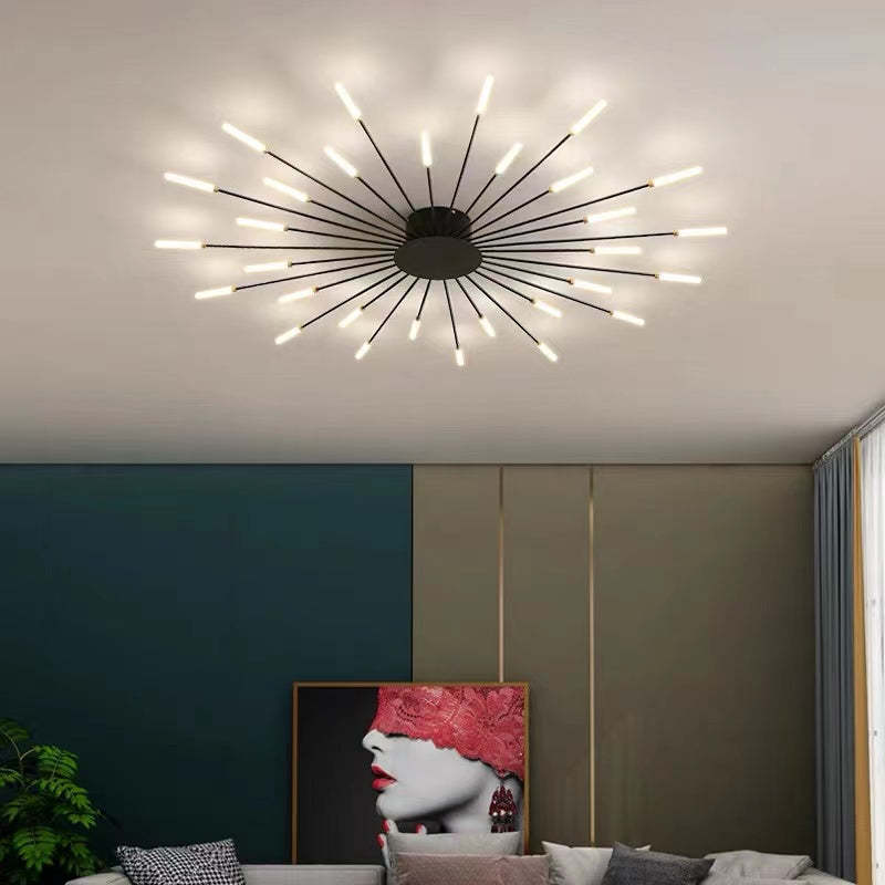 Ceiling Lamp with Radial LED Rods 13