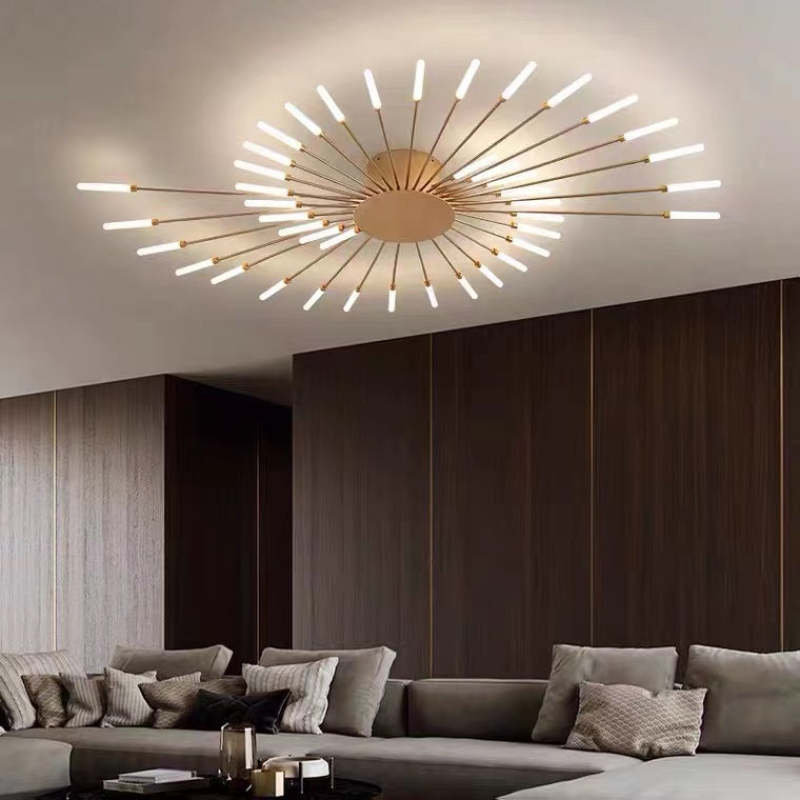 Ceiling Lamp with Radial LED Rods 14