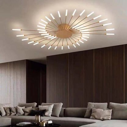 Ceiling Lamp with Radial LED Rods 14
