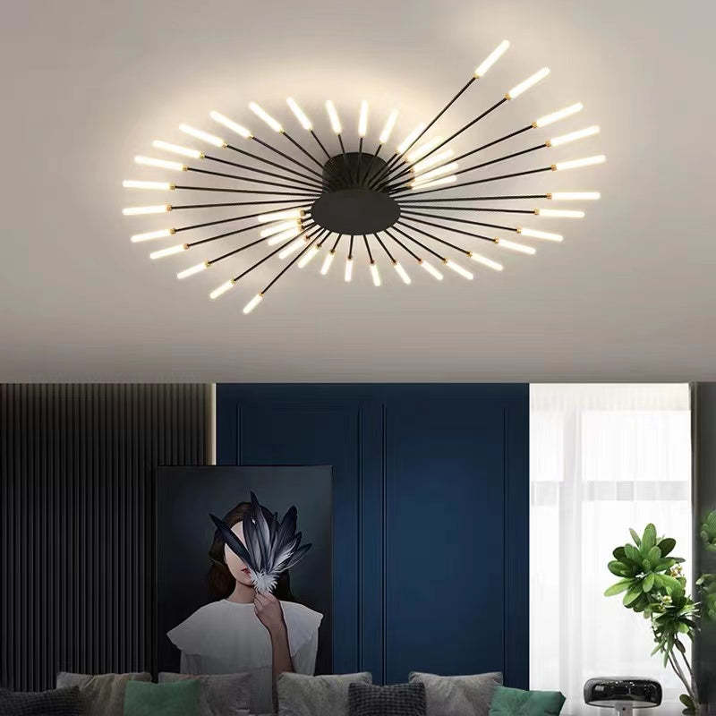 Ceiling Lamp with Radial LED Rods 15