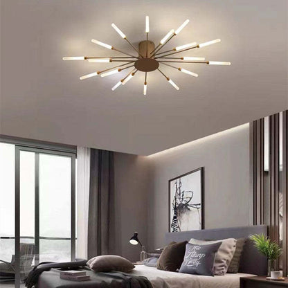 Ceiling Lamp with Radial LED Rods 18