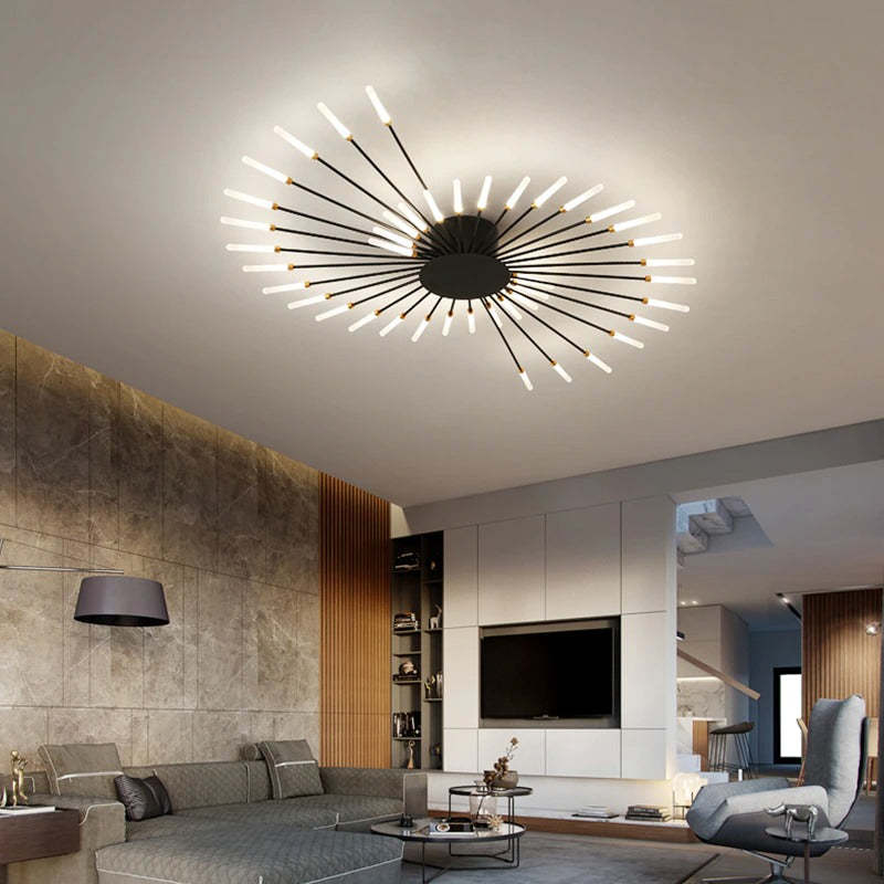 Ceiling Lamp with Radial LED Rods 3