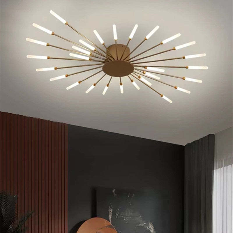 Ceiling Lamp with Radial LED Rods 9