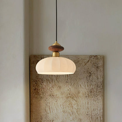 Ceres Glass & Wood Pendant 4