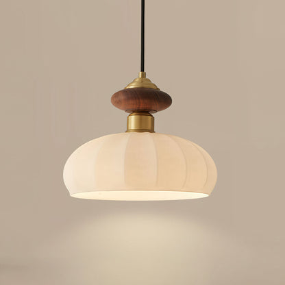 Ceres Glass & Wood Pendant 5