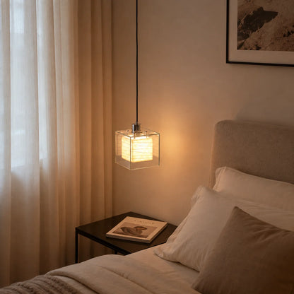 Cevrila Glass Cube Pendant Light 2